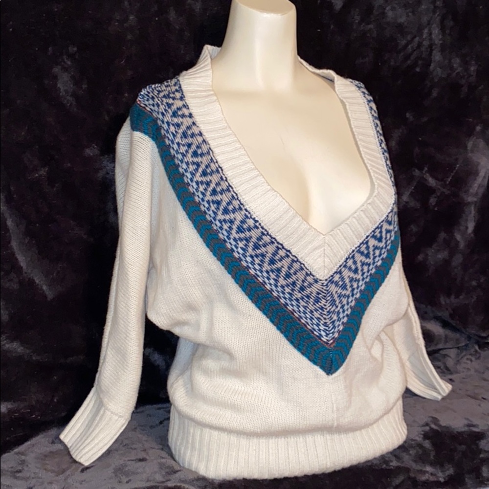 Low V Neck Sweater